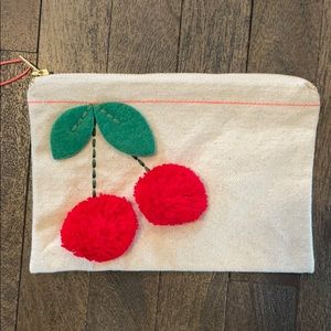 Cherry Cotton Pouch